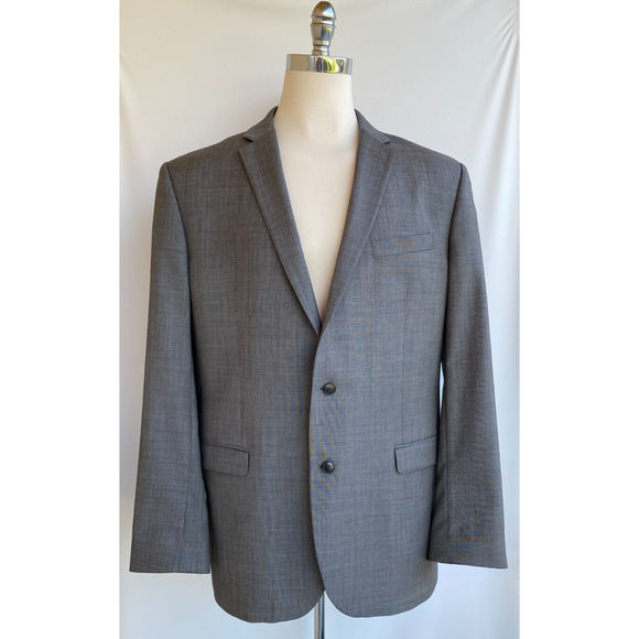 Jos A Bank Traveler Sport Coat Slim Fit Wool Two Button Dual Vent Mens sz 48XL - Picture 1 of 11